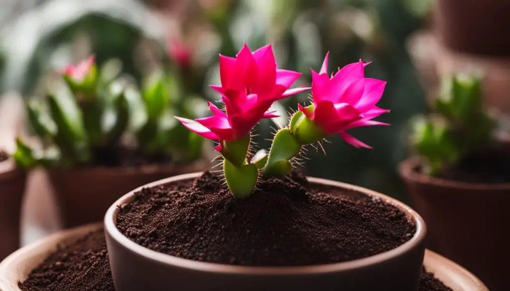 coffee grounds for christmas cactus