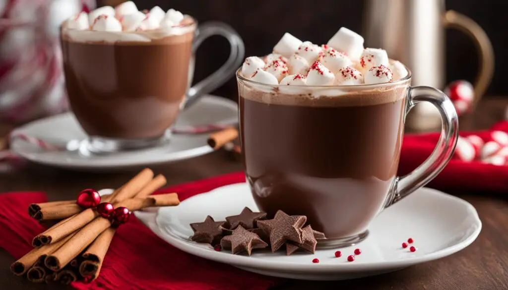 festive hot chocolate