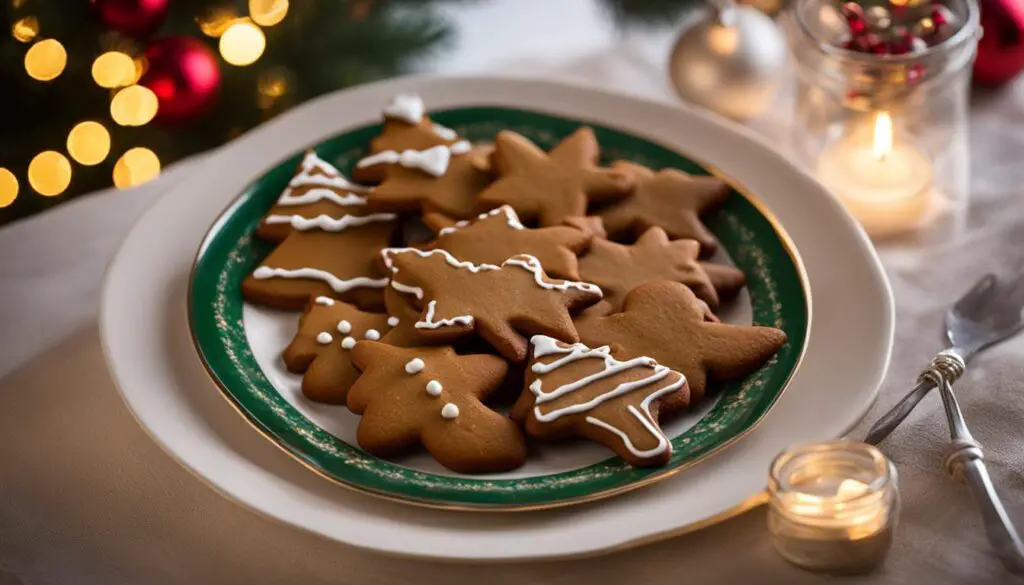 holiday gingerbread cookies