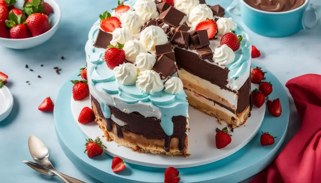 homemade ice cream cake