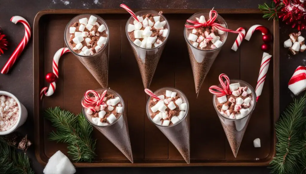 hot chocolate cones