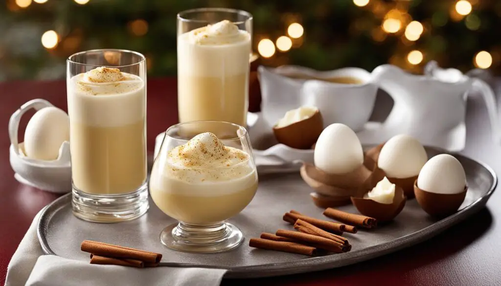 pasteurized eggs in eggnog