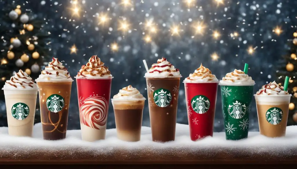 starbucks holiday menu