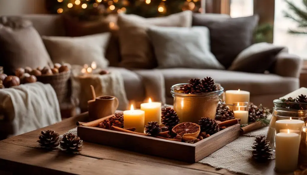 rustic coffee table decorations