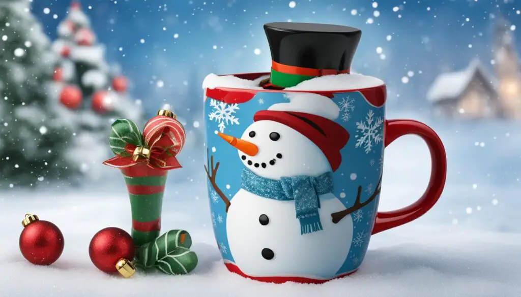 unique designs for christmas mugs