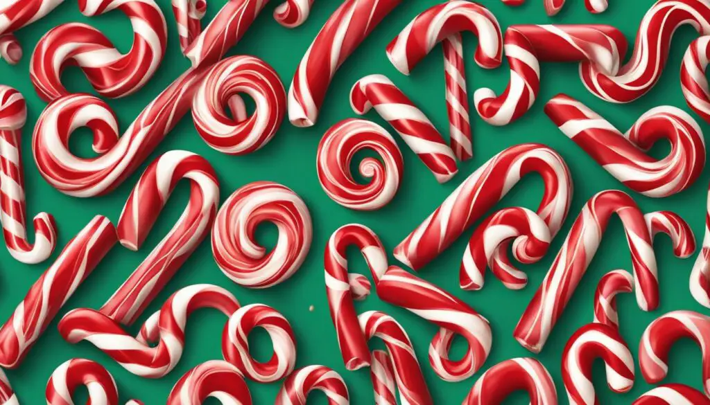 candy cane shape