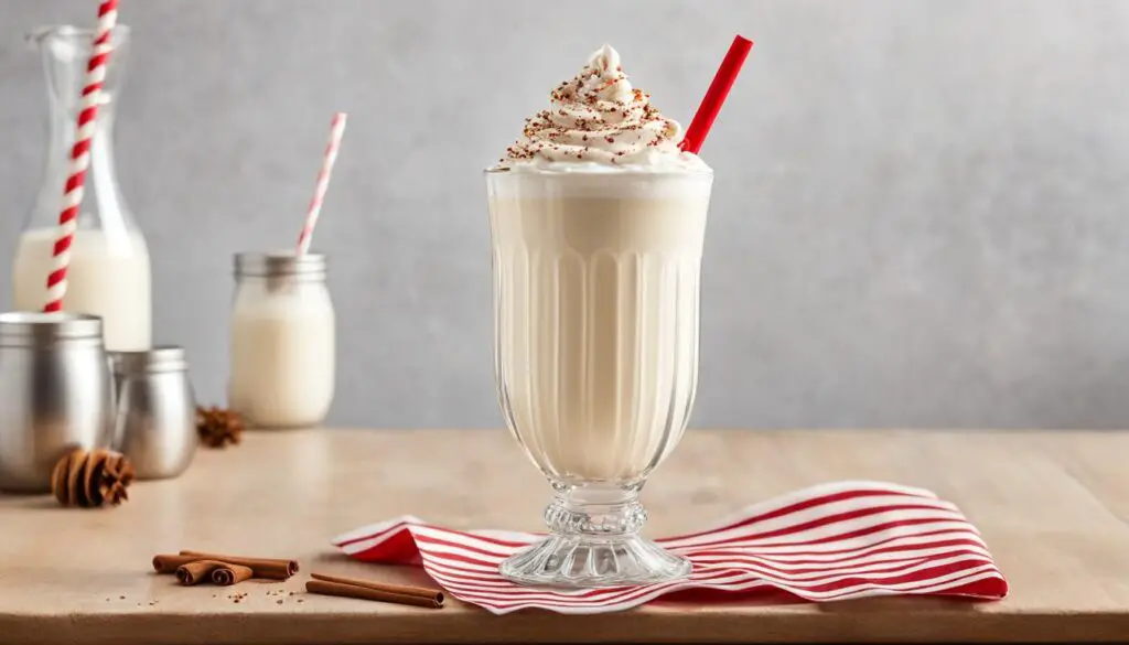 classic eggnog milkshake image